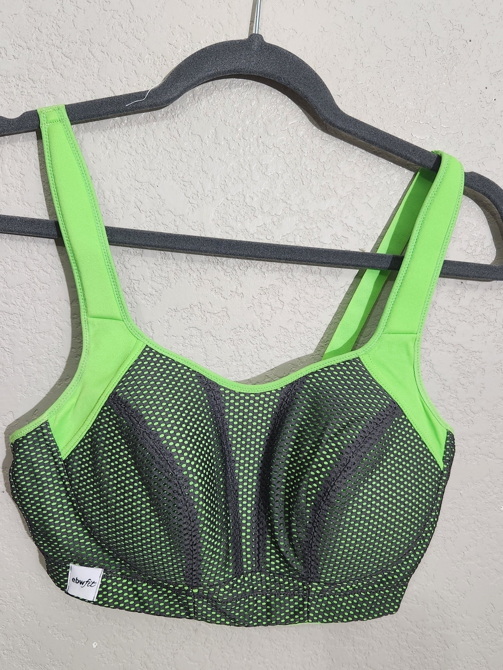 Shock-Absorber High Support Sports Bra - Neon Green/Black